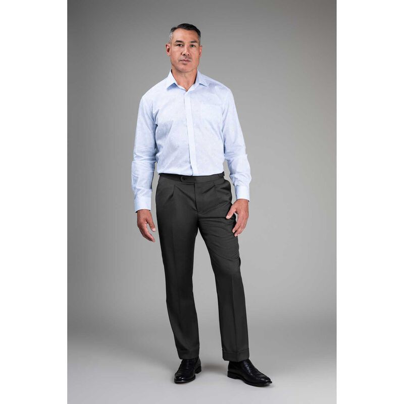 Rembrandt Evans Olive Green Twill Suit Trouser image number 2